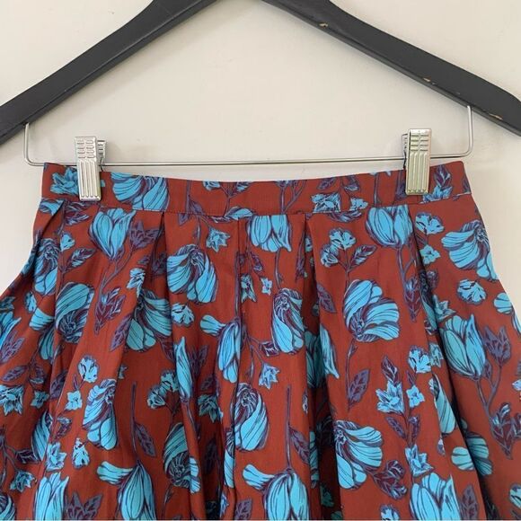 Forever 21 Plum & Blue Floral Crinoline Mini Skirt - Picture 2 of 5